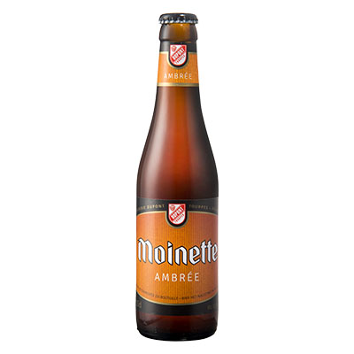 5410702001383 Moinette Ambrée - 33cl Bier met nagisting in de fles
